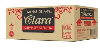 PAPEL TOALHA 22X20 2400FLS CLA